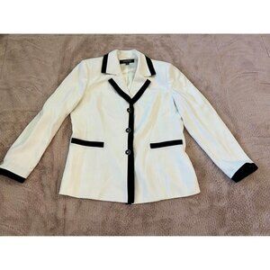 Kasper Women’s Suit Jacket Size 12 White